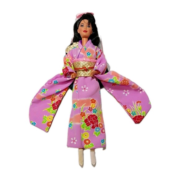 Vintage 1995 Mattel Japanese Barbie DOLLS OF THE WORLD‎ Collection #14163 - Picture 2 of 8